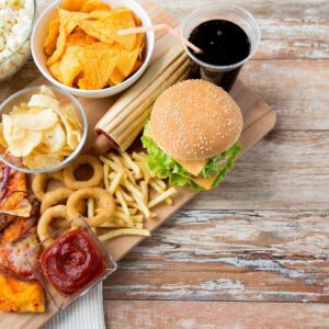 Hamburguesa con Papas Fritas