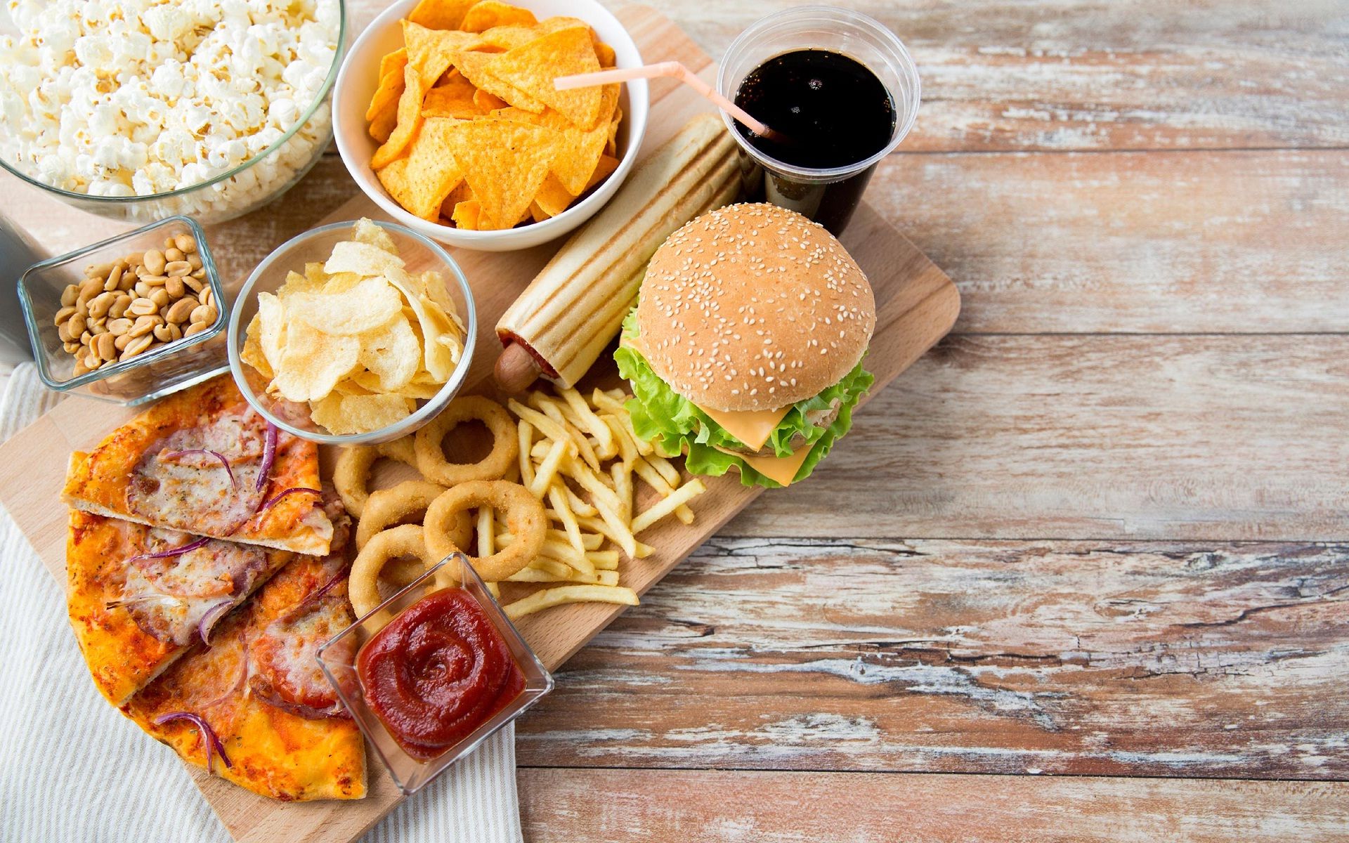 Hamburguesa con Papas Fritas